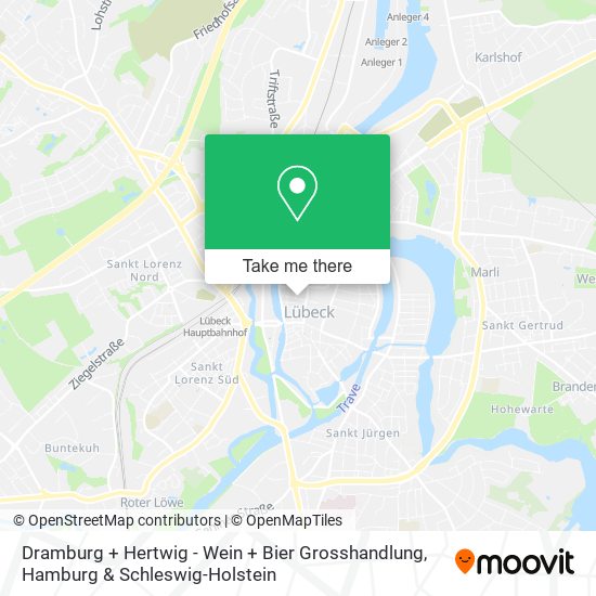Dramburg + Hertwig - Wein + Bier Grosshandlung map