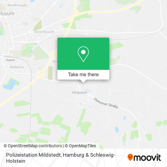 Polizeistation Mildstedt map