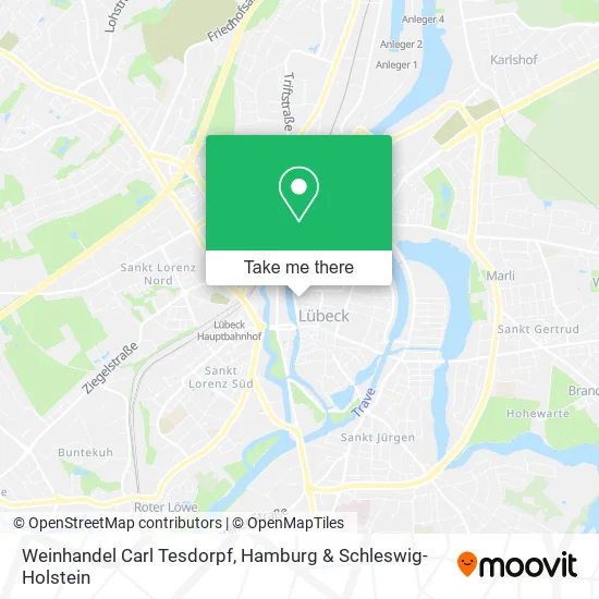 Карта Weinhandel Carl Tesdorpf