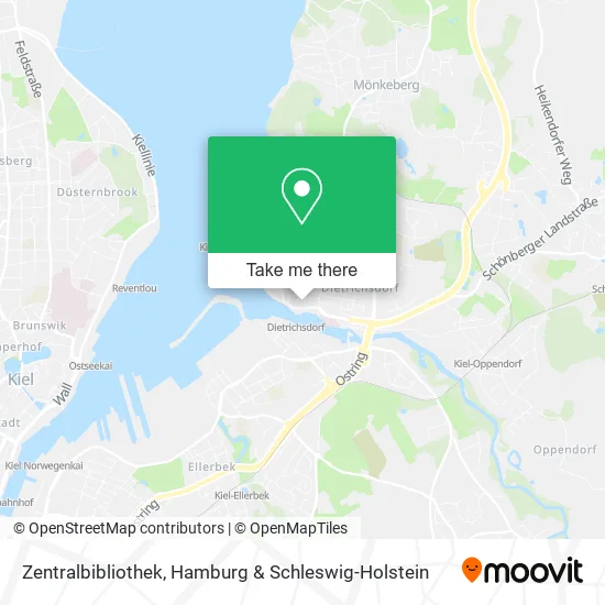Карта Zentralbibliothek