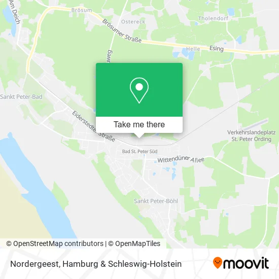 Карта Nordergeest