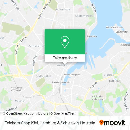 Telekom Shop Kiel map