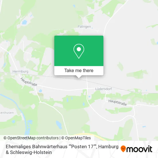 Карта Ehemaliges Bahnwärterhaus ""Posten 17""