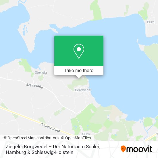 Карта Ziegelei Borgwedel – Der Naturraum Schlei
