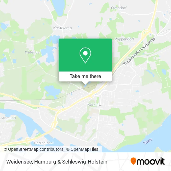 Карта Weidensee