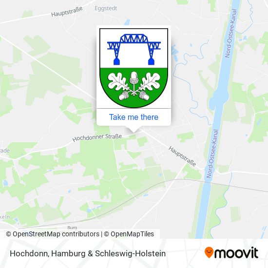 Hochdonn map