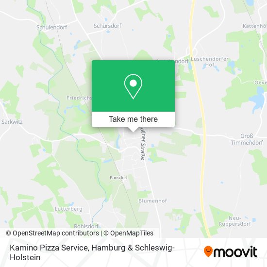 Карта Kamino Pizza Service