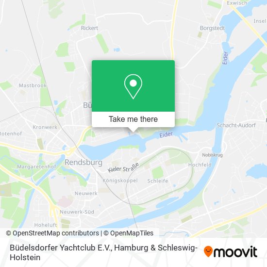 Büdelsdorfer Yachtclub E.V. map