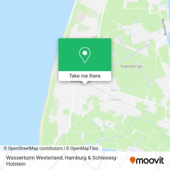 Карта Wasserturm Westerland