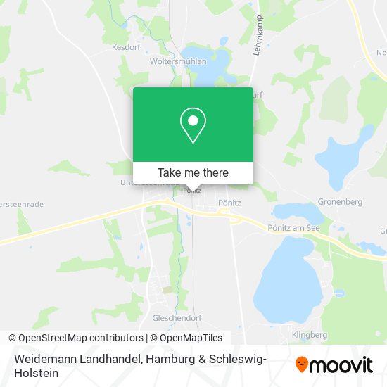 Weidemann Landhandel map