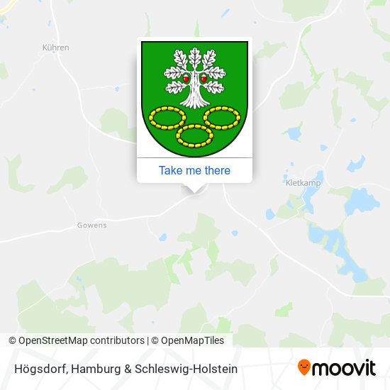 Högsdorf map