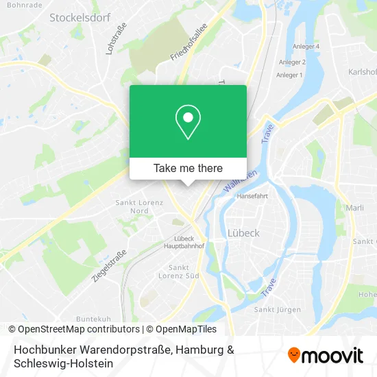 Карта Hochbunker Warendorpstraße