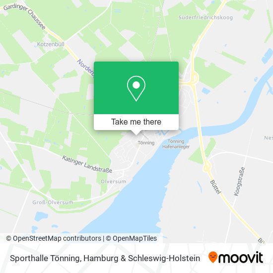 Sporthalle Tönning map