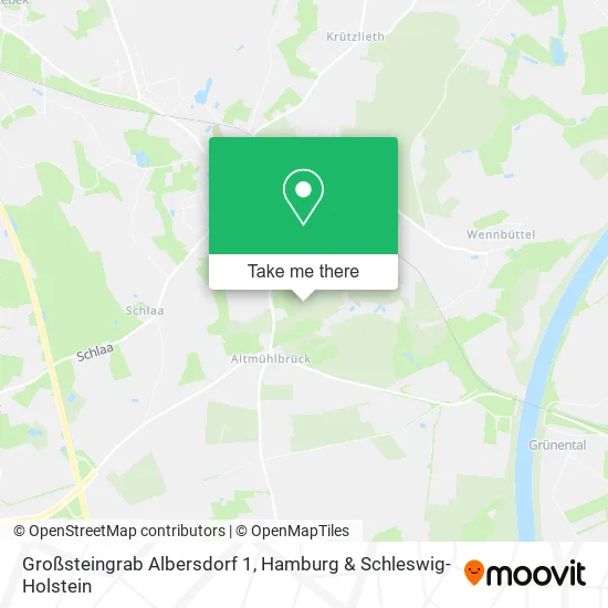 Карта Großsteingrab Albersdorf 1