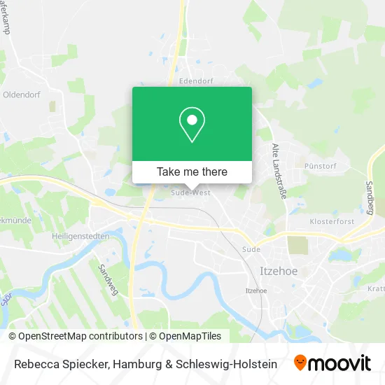 Rebecca Spiecker map