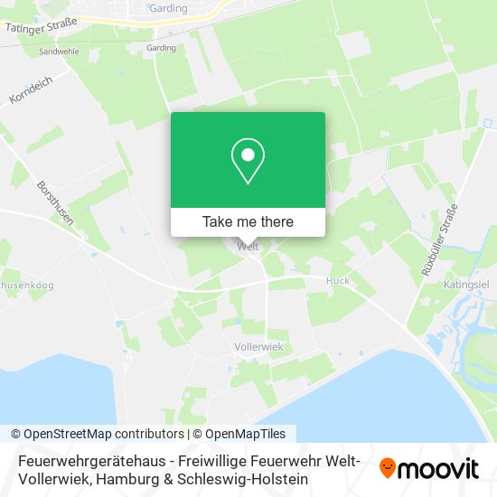 Feuerwehrgerätehaus - Freiwillige Feuerwehr Welt-Vollerwiek map