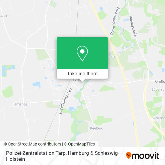 Polizei-Zentralstation Tarp map