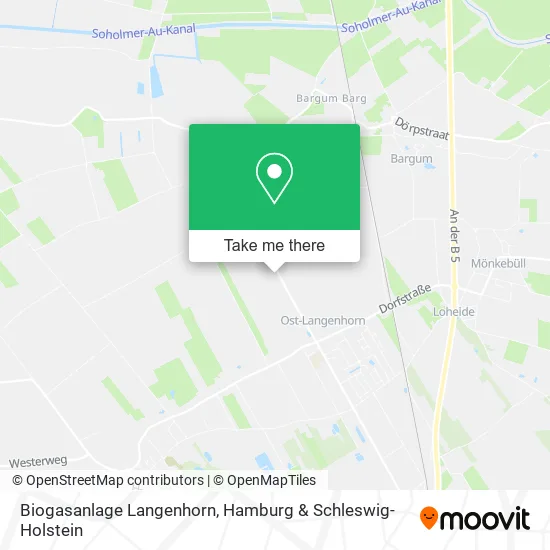Карта Biogasanlage Langenhorn