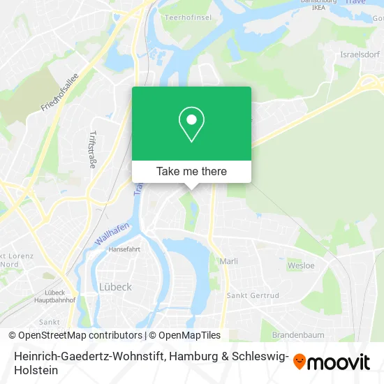 Карта Heinrich-Gaedertz-Wohnstift