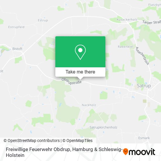 Freiwillige Feuerwehr Obdrup map