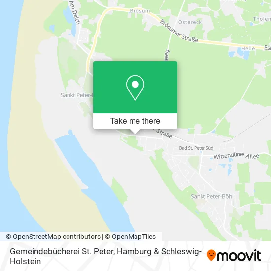 Карта Gemeindebücherei St. Peter