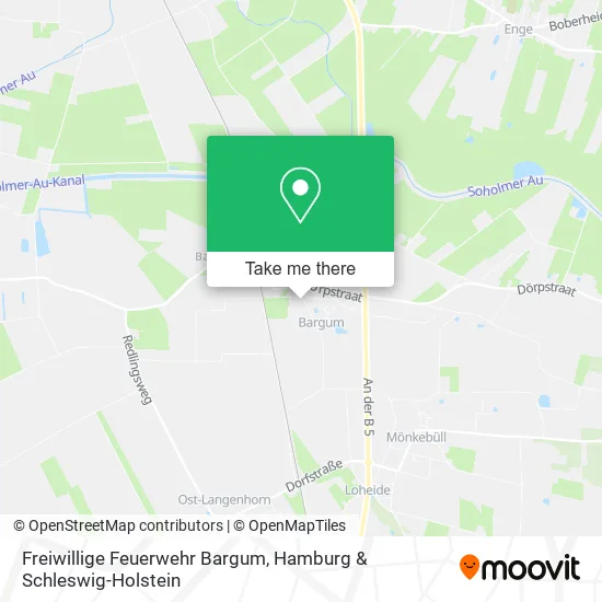 Карта Freiwillige Feuerwehr Bargum