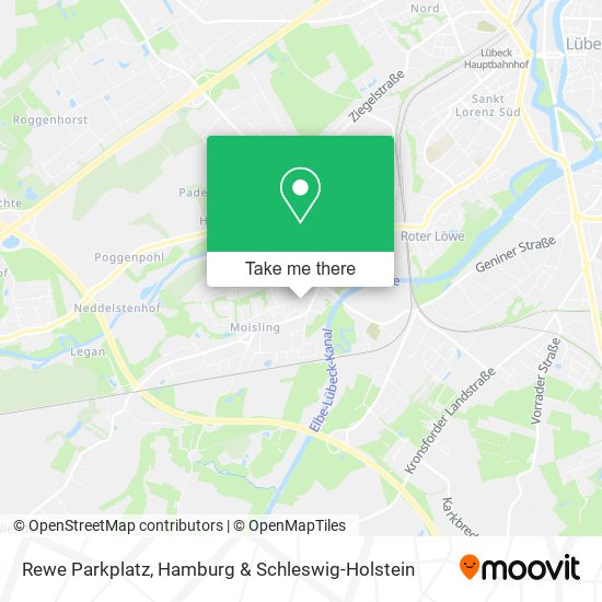 Rewe Parkplatz map
