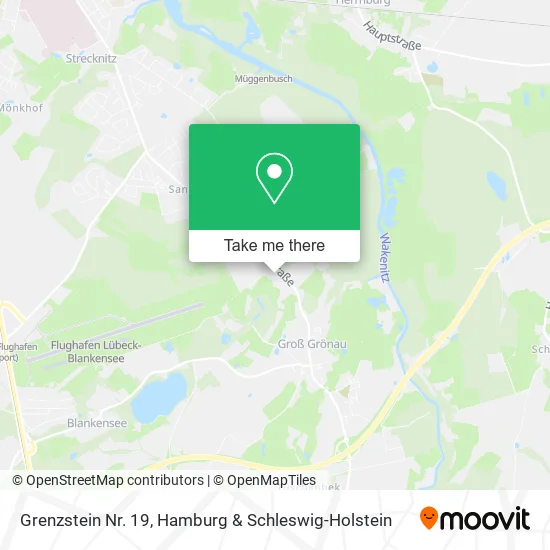 Карта Grenzstein Nr. 19