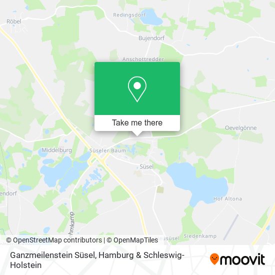 Ganzmeilenstein Süsel map