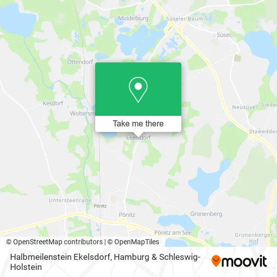 Карта Halbmeilenstein Ekelsdorf