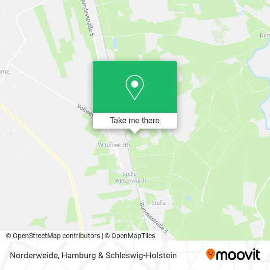 Карта Norderweide