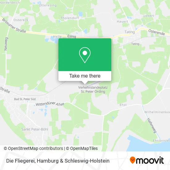 Карта Die Fliegerei