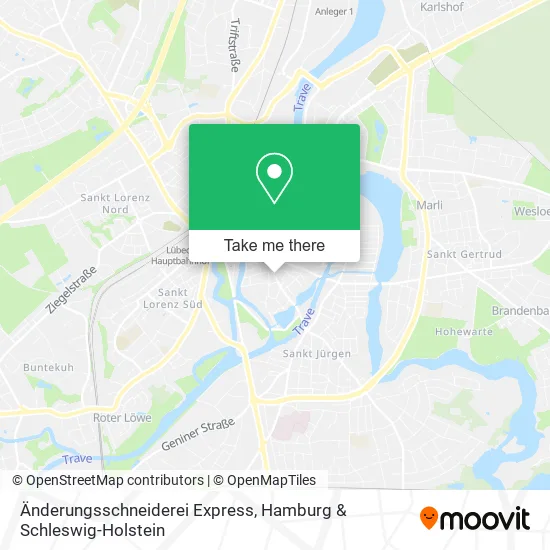 Карта Änderungsschneiderei Express