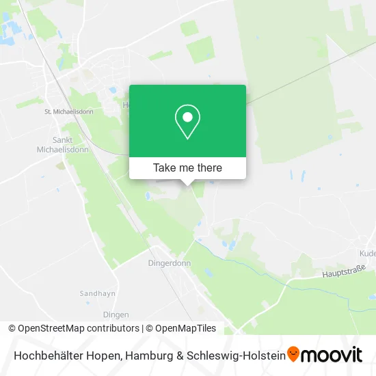 Карта Hochbehälter Hopen