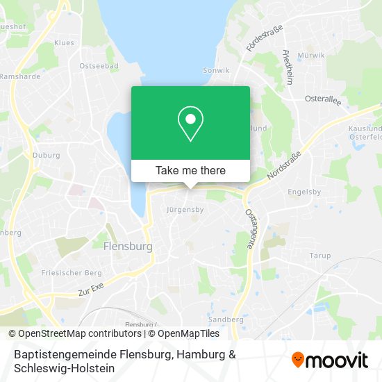 Baptistengemeinde Flensburg map