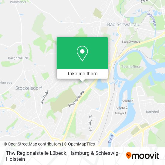 Thw Regionalstelle Lübeck map