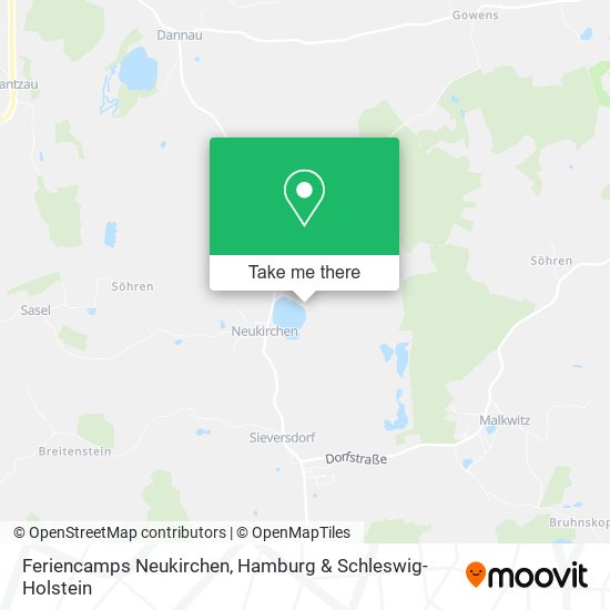 Feriencamps Neukirchen map