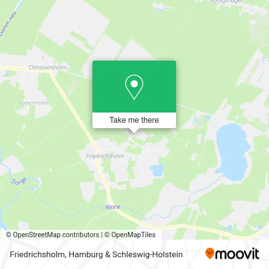 Карта Friedrichsholm