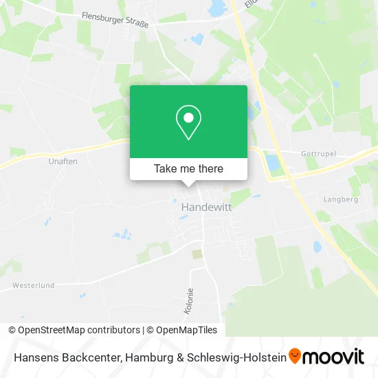 Карта Hansens Backcenter