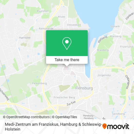 Карта Medi-Zentrum am Franziskus