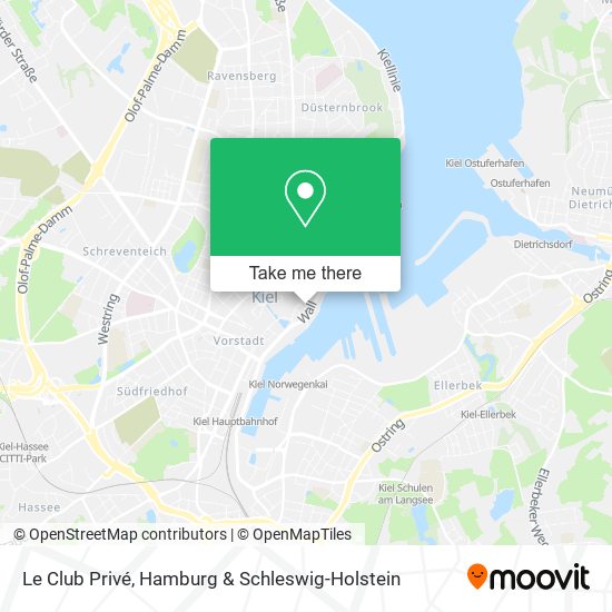 Le Club Privé map