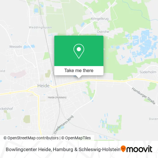 Карта Bowlingcenter Heide