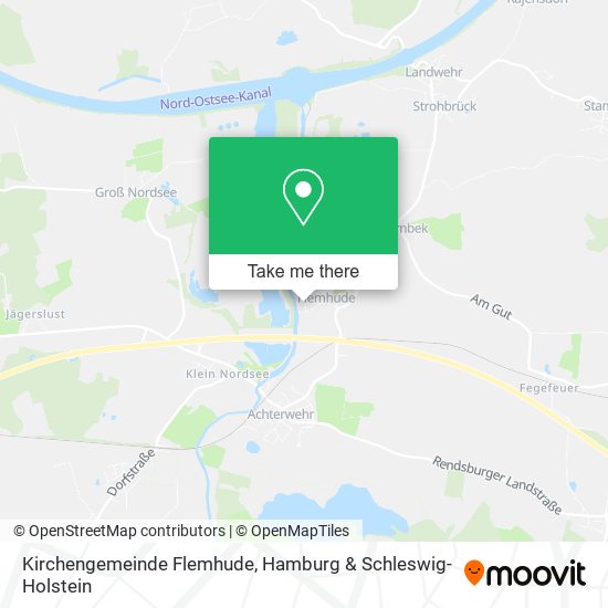 Kirchengemeinde Flemhude map