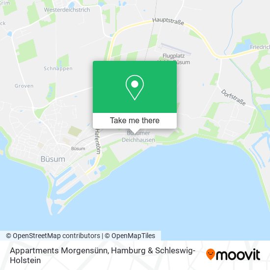 Appartments Morgensünn map