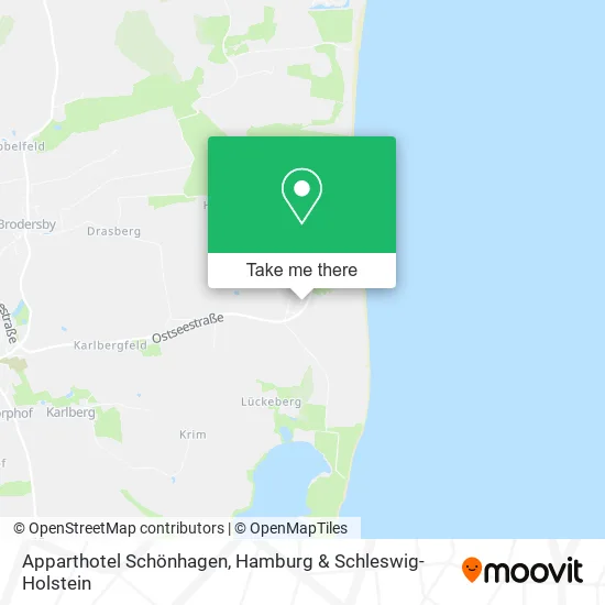 Apparthotel Schönhagen map