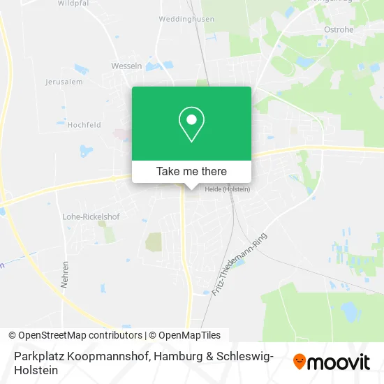 Карта Parkplatz Koopmannshof