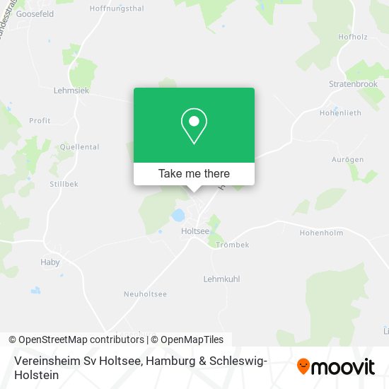 Vereinsheim Sv Holtsee map