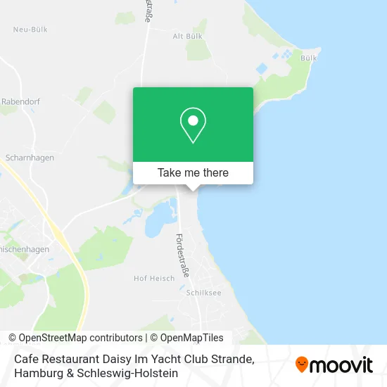 Карта Cafe Restaurant Daisy Im Yacht Club Strande