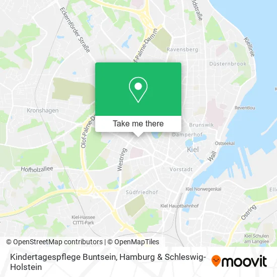 Карта Kindertagespflege Buntsein