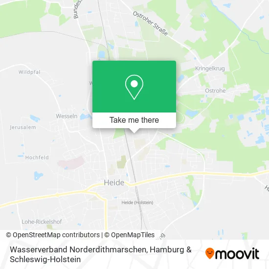 Карта Wasserverband Norderdithmarschen